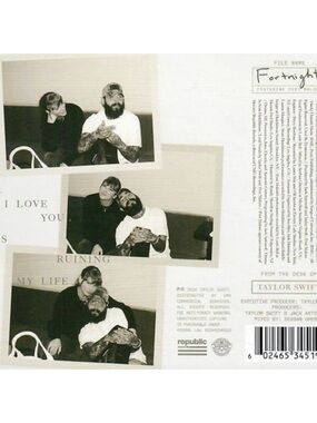 Taylor Swift Fortnight CD Post Malone TTPD Swiftie Collectible Tortured Poets